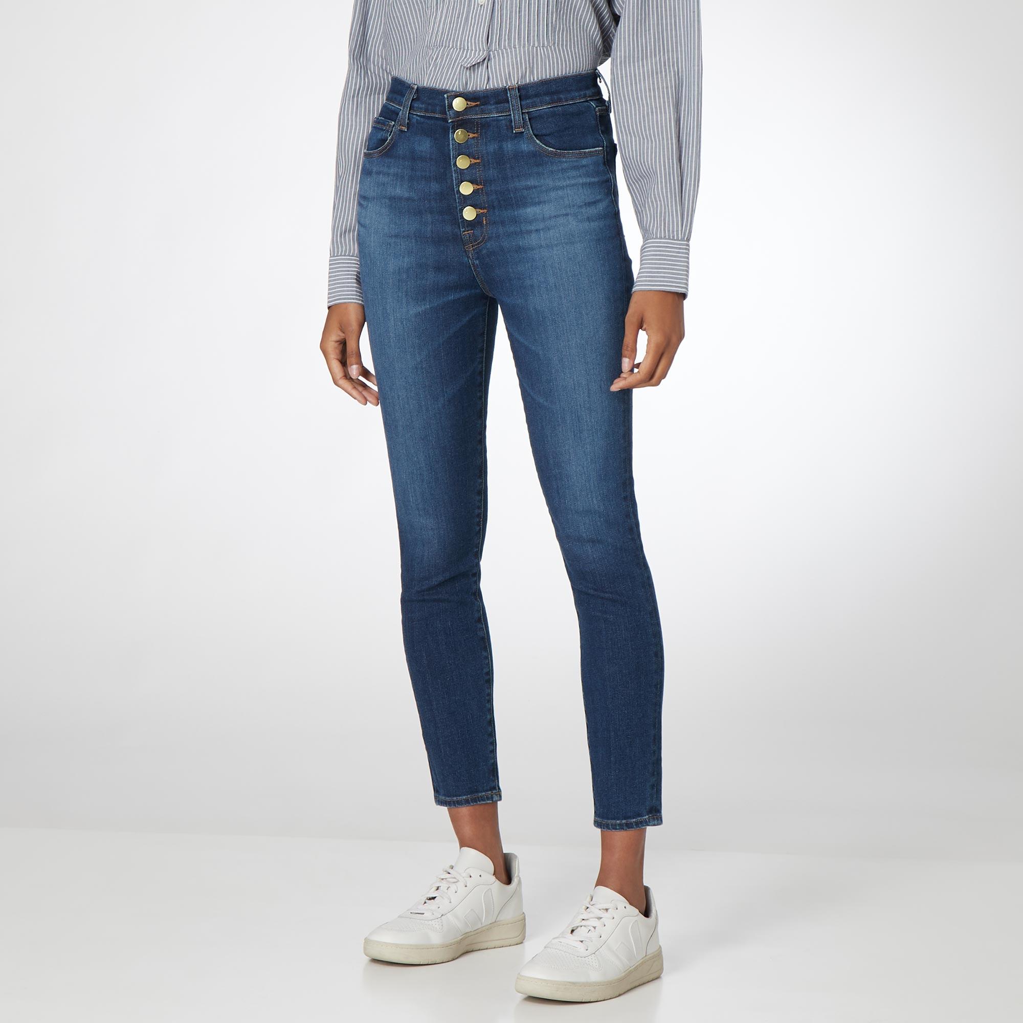 Lillie High Rise Skinny Leg Cropped Jeans